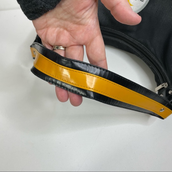 NFL Pittsburgh Steelers Jersey Mesh Purse - Black & Gold - Picture 5 of 6